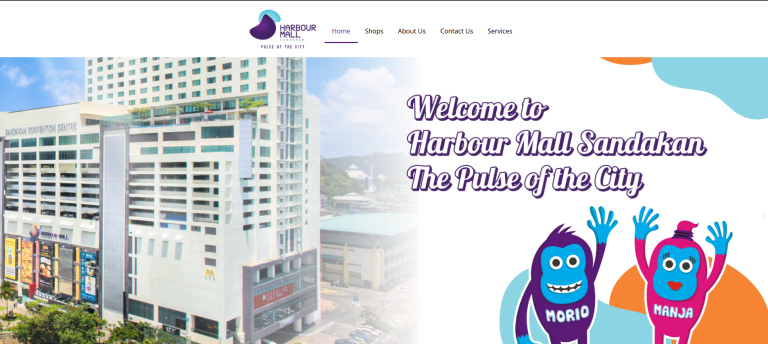 Harbour Mall Sandakan website