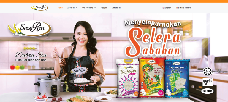 Saza Rice website
